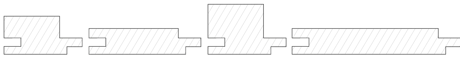 Muster Vario 3D Lärche - Natur
