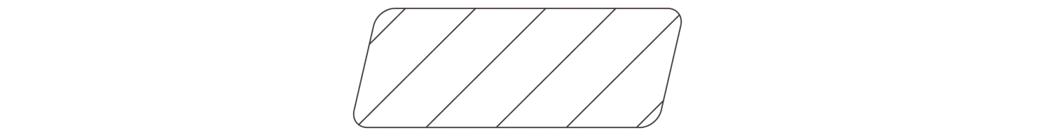 Muster Rhombusstab - Lärche